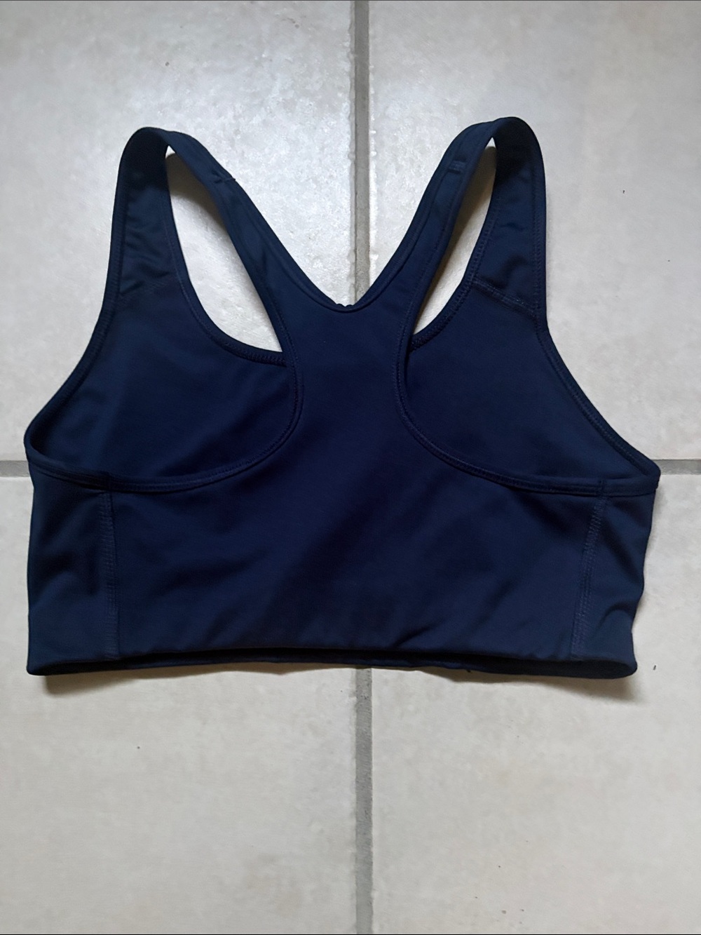 Nike Navy Racerback Sports Bra - Picture 2 of 2